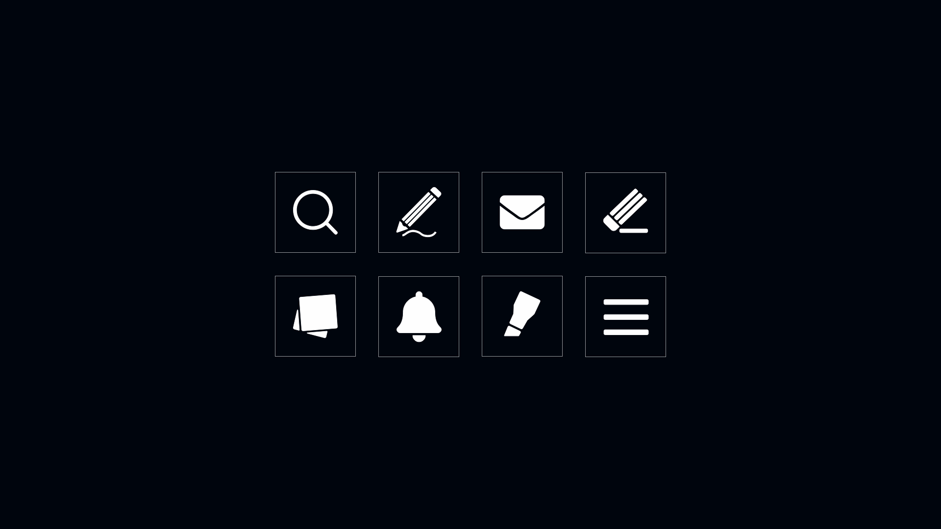 Genutzte Icons Industrie 4.0