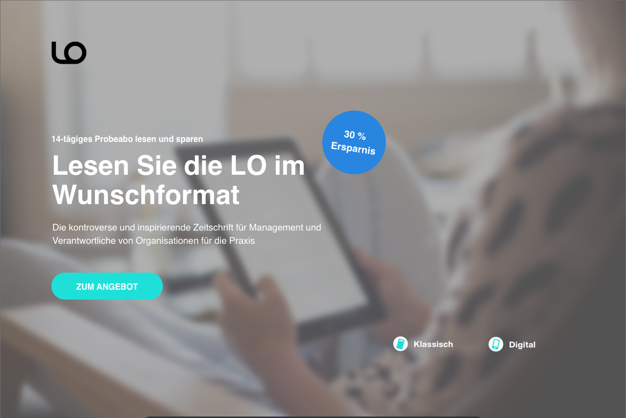 Mittels Landingpage die Abozahlen erhoehen